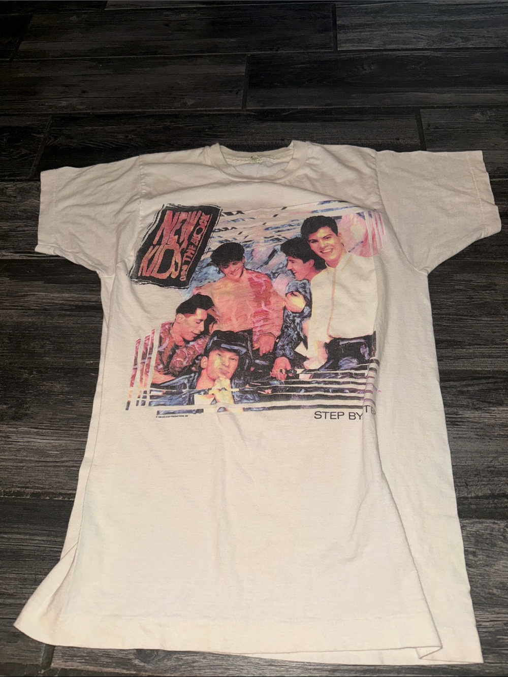 New kids on the block concert shirt med vintage 1990 tour magic summer